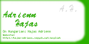 adrienn hajas business card